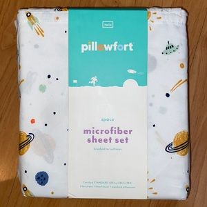 Space Microfiber Sheet Set - Pillowfort - Twin. NWT.